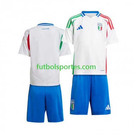 Camiseta Italia Niño Segunda Equipación Euro 2024